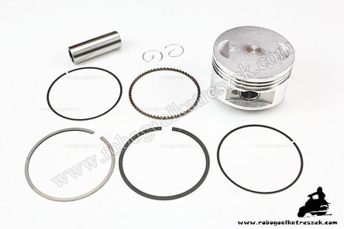 Dugattyúszett 4T 150ccm 57.4mm 15-ös csapszeg, 4 ütemű kínai robogóhoz