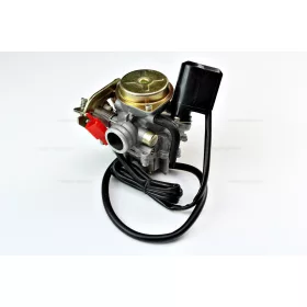   Karburátor 4T GY6 50ccm, 4 ütemű kínai robogóhoz / KYMCO 4T / PEUGEOT V-CLICK 4T / RIEJU 4T (fém fedeles)