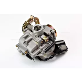   Karburátor 4T GY6 80ccm 4 ütemű kínai robogóhoz / KYMCO 4T / PEUGEOT V-CLICK 4T / RIEJU 4T (fém fedeles)