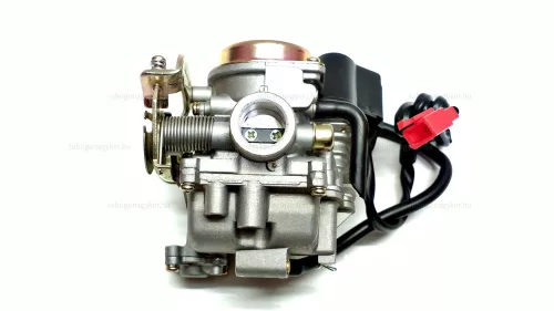 Karburátor 4T GY6 80ccm 4 ütemű kínai robogóhoz / KYMCO 4T / PEUGEOT V-CLICK 4T / RIEJU 4T (fém fedeles)