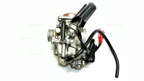 Karburátor 4T GY6 80ccm 4 ütemű kínai robogóhoz / KYMCO 4T / PEUGEOT V-CLICK 4T / RIEJU 4T (fém fedeles)