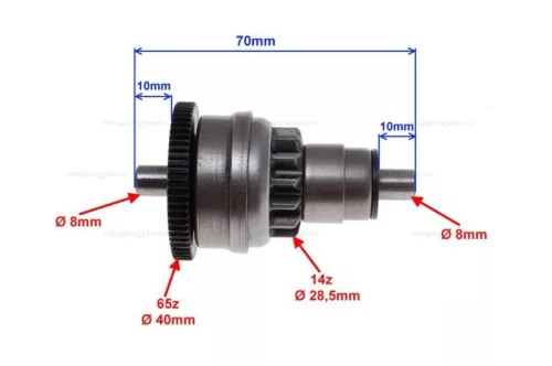 Bendix 4T GY6 50ccm, 4 ütemű kínai robogóhoz