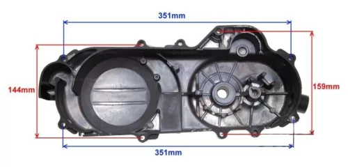 Dekni 4T GY6 50-80ccm 40cm , 10"-os kerekű 4 ütemű kínai robogóhoz
