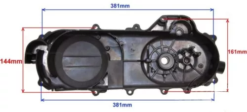 Dekni 43cm 4T GY6 50-80ccm, 12"-os kerekű 4 ütemű kínai robogóhoz
