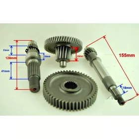 Végáttétel GY6 4T 50-80ccm, 4 ütemű kínai robogóhoz