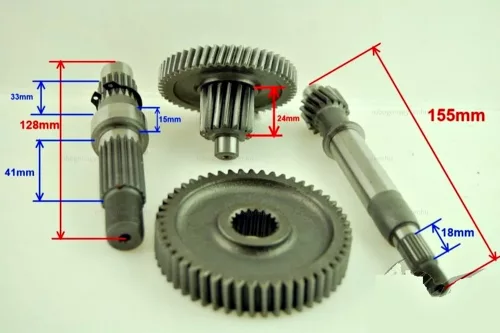 Végáttétel GY6 4T 50-80ccm, 4 ütemű kínai robogóhoz
