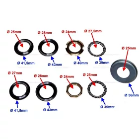   Kormány felújító készlet 4T GY6 10"-os kerekű 4 ütemű kínai robogóhoz