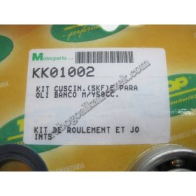   Csapágy + szimering szett Yamaha / Aprilia / Malaguti TOP PERFORMANCES (SKF) KK01002