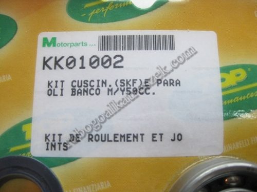 Csapágy + szimering szett Yamaha / Aprilia / Malaguti TOP PERFORMANCES (SKF) KK01002