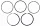 Dugattyúgyűrű szett 4T 110ccm 52.4mm Dirt bike - Pitbike