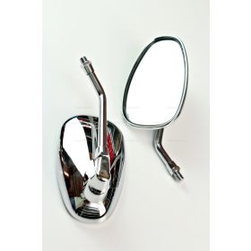 Tükör szett króm ovál 10mm