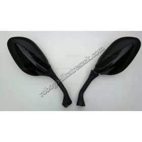 Tükör szett fekete betétes 8mm