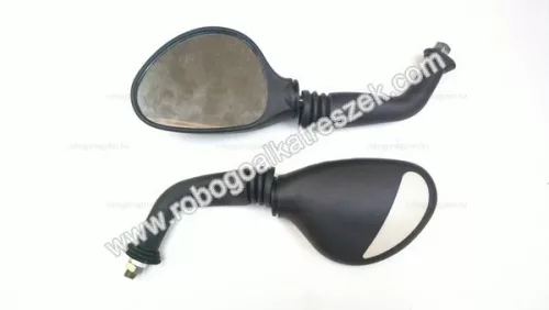 Tükör szett fehér betétes 10mm