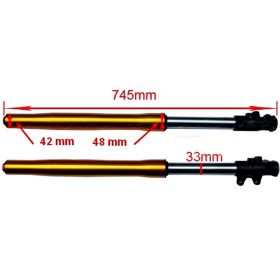 Teleszkóp szett Dirt Bike DB520 72cm