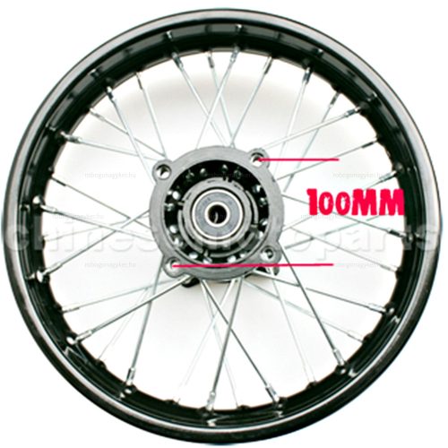 Kerék hátsó 14" Dirt Bike 100mm / 90mm