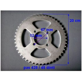 Lánckerék hátsó 428 48 fogas Dirt Bike
