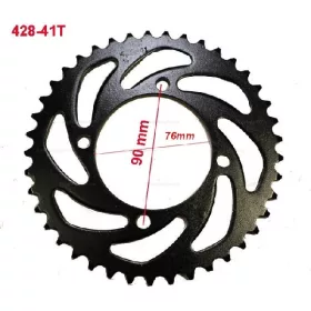 Lánckerék hátsó 428 41 fogas 7mm Dirt Bike