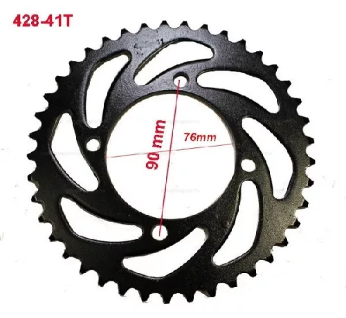 Lánckerék hátsó 428 41 fogas 7mm Dirt Bike