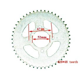 Lánckerék hátsó 428 48 fogas 7mm Dirt Bike