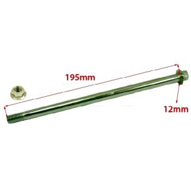 Tengely hátsó villába 190mm