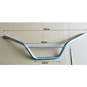 Kormány Dirt Bike 125ccm 22mm Króm