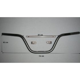 Kormány Dirt Bike 125ccm 22mm Fekete