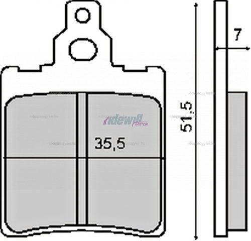 Fékbetét APRILIA TUAREG RMS 0120