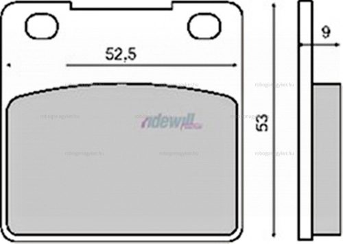 Fékbetét SUZUKI GSX / GSF BANDIT / RG /SV / GSXR / TL RMS 0720