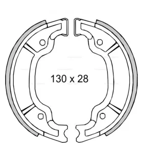 Fékpofa YAMAHA MAJESTY 125ccm RMS 0451