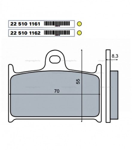 Fékbetét SUZUKI RF 900ccm RMS 3030