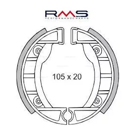 Fékpofa 105X20 APRILIA / PIAGGIO SI RMS 0200
