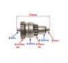 Bendix Aprilia 125 / Derbi 125-200 / Gilera 125-200 / Piaggio 125-200 14/40 fogas