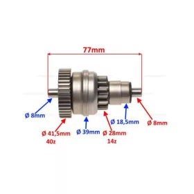   Bendix Aprilia 125 / Derbi 125-200 / Gilera 125-200 / Piaggio 125-200 14/40 fogas