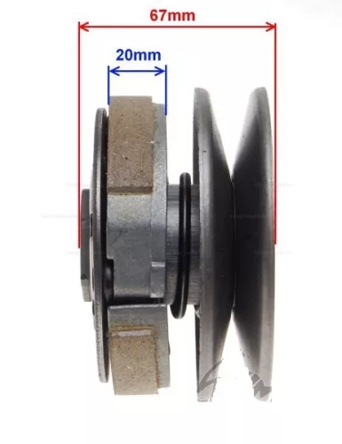 Kuplung szerkezet CPI 112mm / Yamaha JOG 90