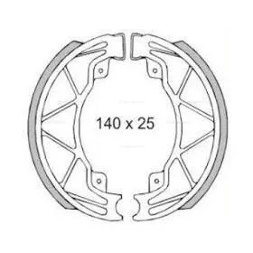 Fékpofa 140X25 Piaggio Liberty 125ccm RMS 0420 / 0421