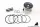 Dugattyúszett 4T 125ccm 53mm 15-ös csapszeg Keeway / Kingway / CA250