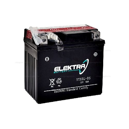 Akkumulátor ELEKTRA  4AH (5AH) ETX5L-BS RMS 0040