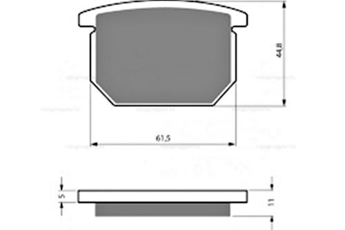 Fékbetét Suzuki GSX 250-400-650-750-1100 FD0047