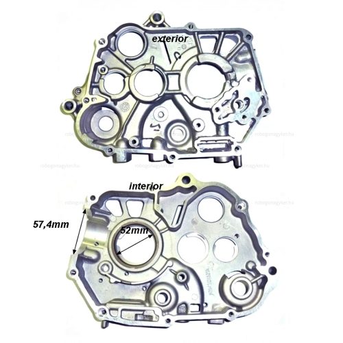 Motorblokk jobb oldali (önindító nélküli) Dirt Bike 110-125ccm