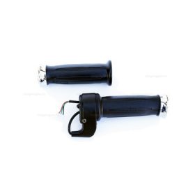 Gázkar krómozott véggel - elektromos kerékpárhoz