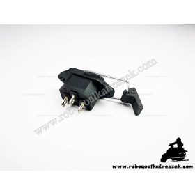   Három pólusú szögletes dugós töltőaljzat POR és VíZÁLLÓ - elektromos kerékpárhoz