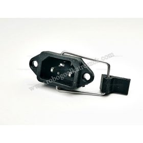   Három pólusú szögletes dugós töltőaljzat - elektromos kerékpárhoz