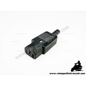 Három pólusú szögletes töltődugó