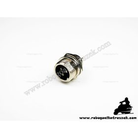   Három pólusú akkumulátor töltőajlzat - elektromos kerékpárhoz