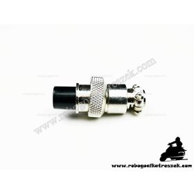   Három pólusú akkumulátor töltődugó - elektromos kerékpárhoz