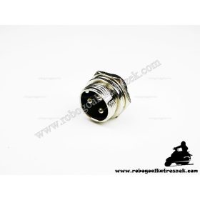   Három pólusú akkumulátor töltőajlzat - elektromos kerékpárhoz