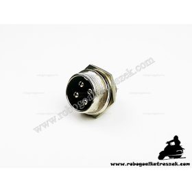   Négy pólusú akkumulátor töltő aljzat -elektromos kerékpárhoz