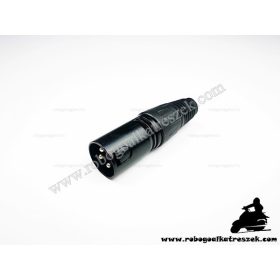   Li-ion akkumulátor töltődugó (XLR)- elektromos kerékpárhoz