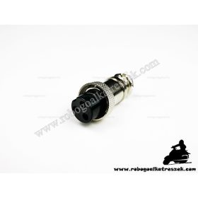   Három pólusú akkumulátor töltőajlzat - elektromos kerékpárhoz