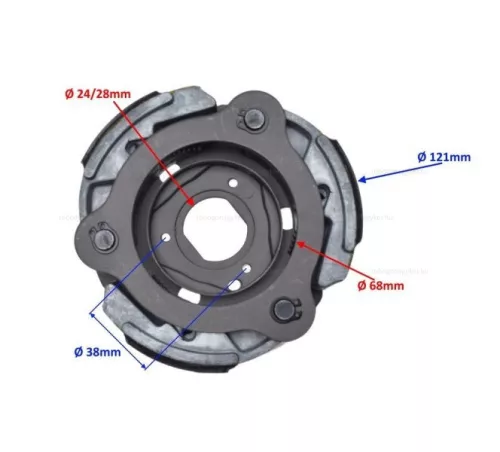Kuplung pofa Suzuki Burgman 125-150cc 2007-2013